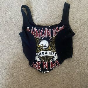 Windsor cropped tank top